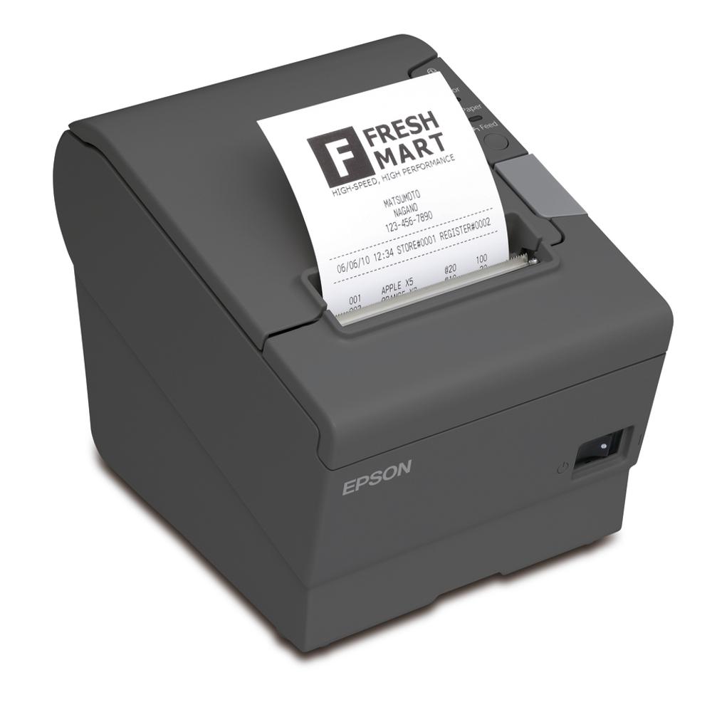Epson Tmu Tm T88v Impresora De Recibos Para Recibos De Puntos De Venta Serial Usb Color Gris 6429